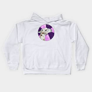 Llama- Circle edit Kids Hoodie